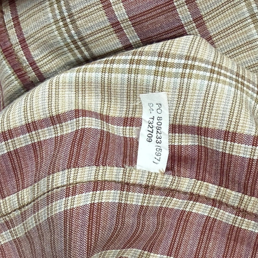 Vintage Tommy Bahama Silk Cotton Striped Button Up Shirt Men's Large L LS - Picture 14 of 14